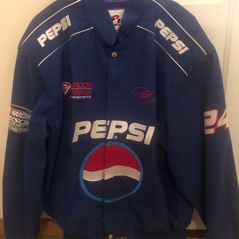 Chase Authentics Pepsi Blue Bomber Jacket